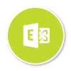 Office 365 icon round green