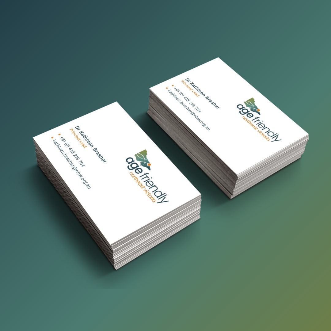 Age Friendly Northeast Victoria - Business Cards