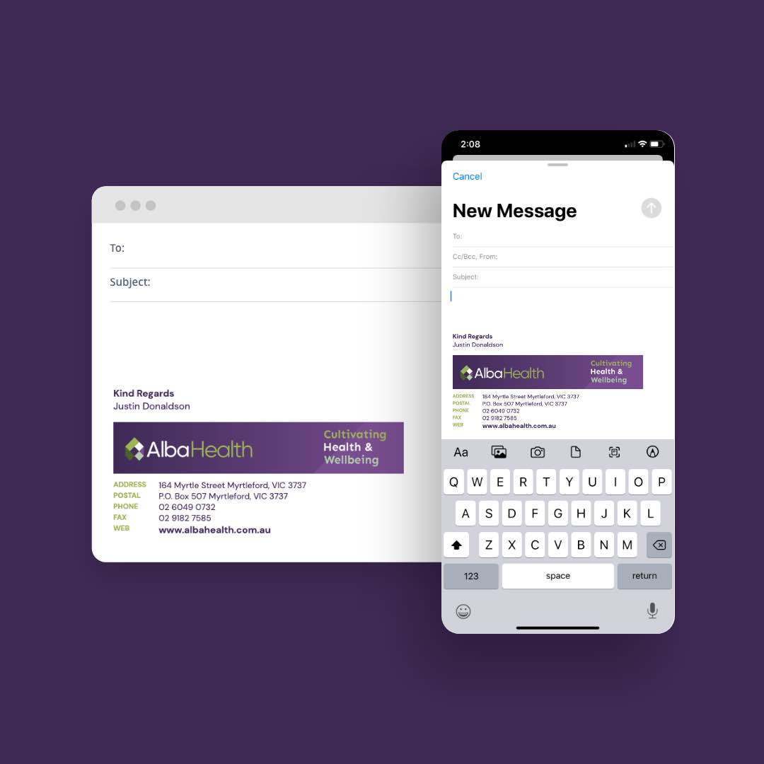 Alba Health - Email Signature