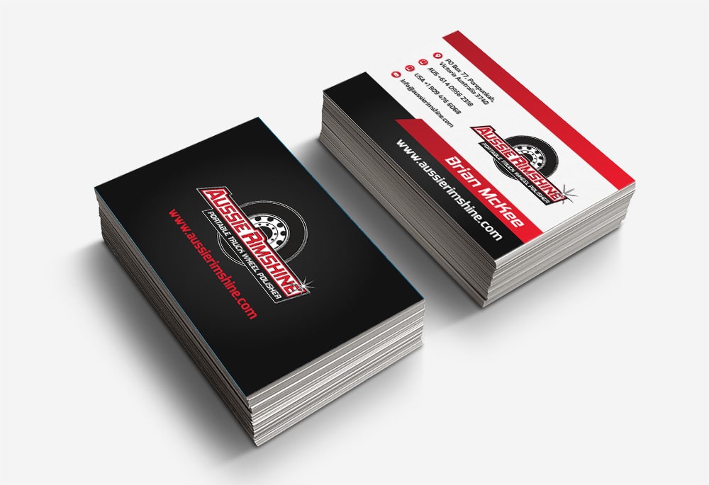 Aussie Rimshine - Business Cards