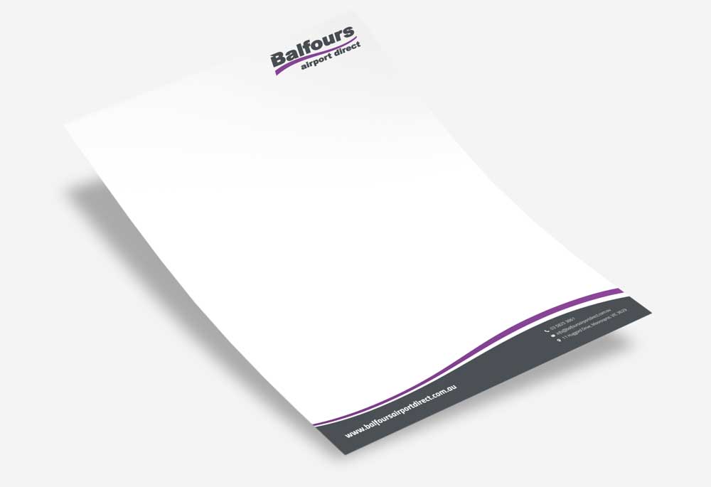 Balfours Airport Direct - Letterhead