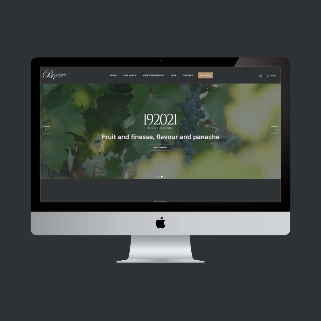 Baptista Wines - Website