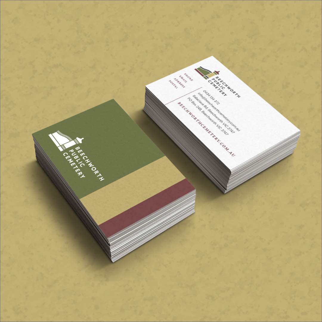 Beechworth Public Cemetery - Business Cards