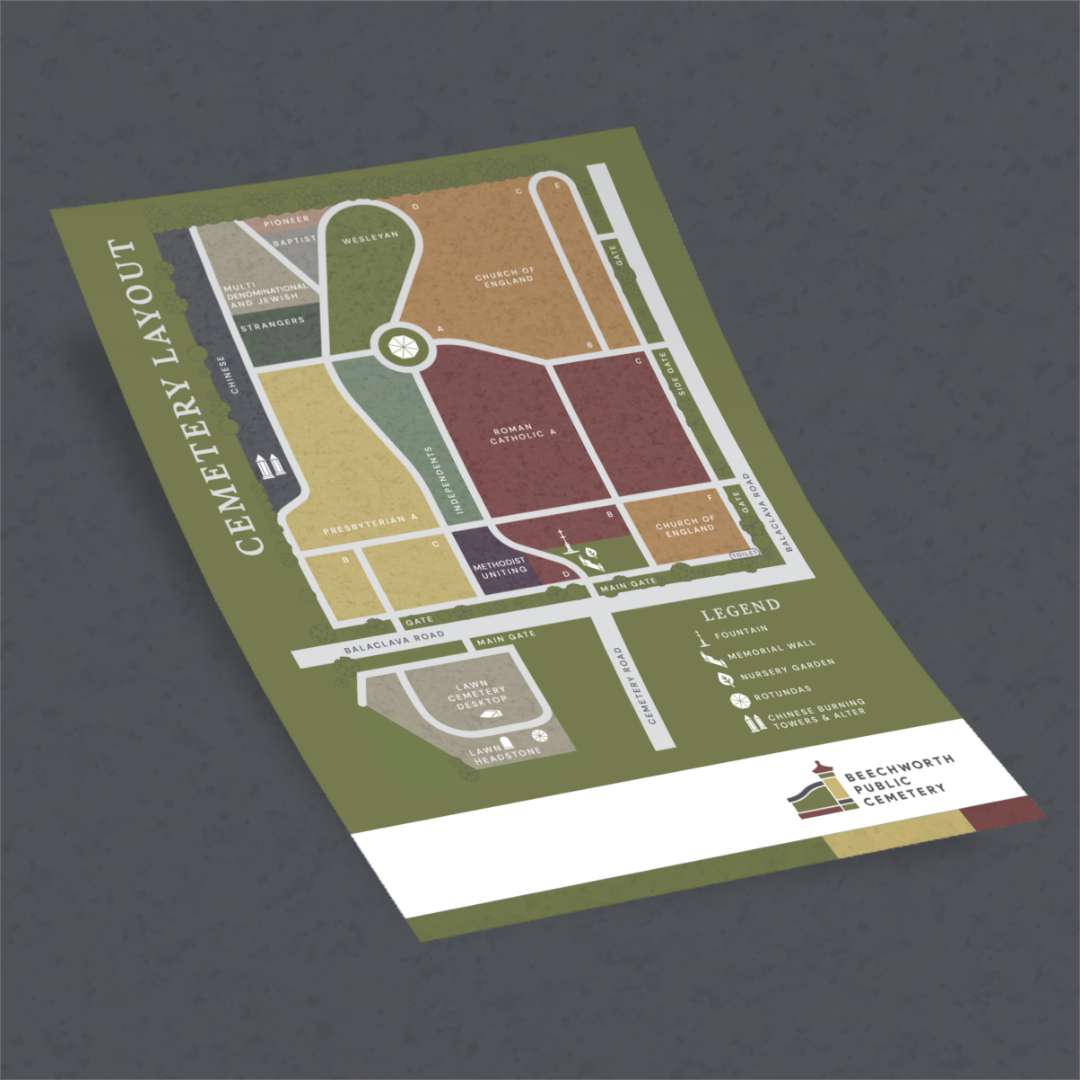 Beechworth Public Cemetery - Map