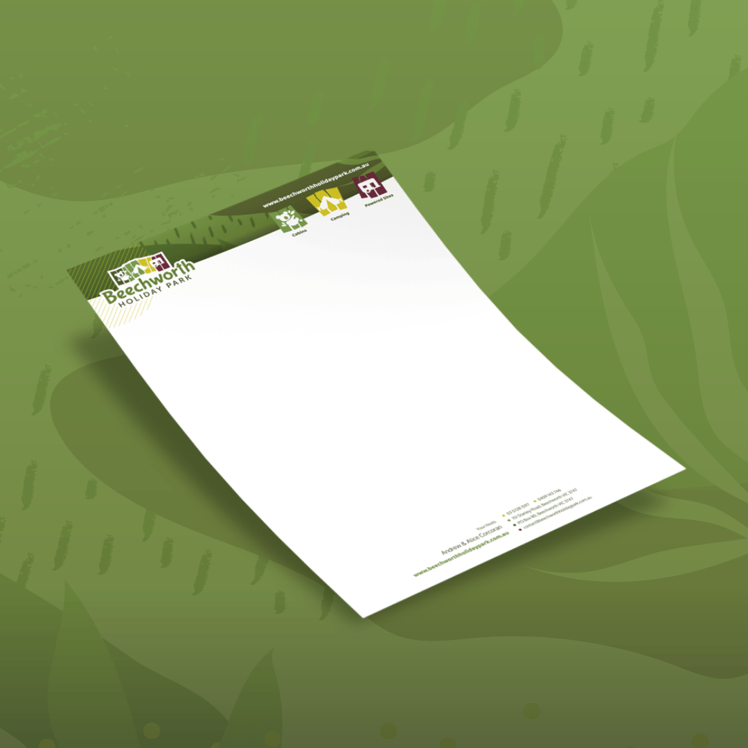 Beechworth Holiday Park - Letterhead