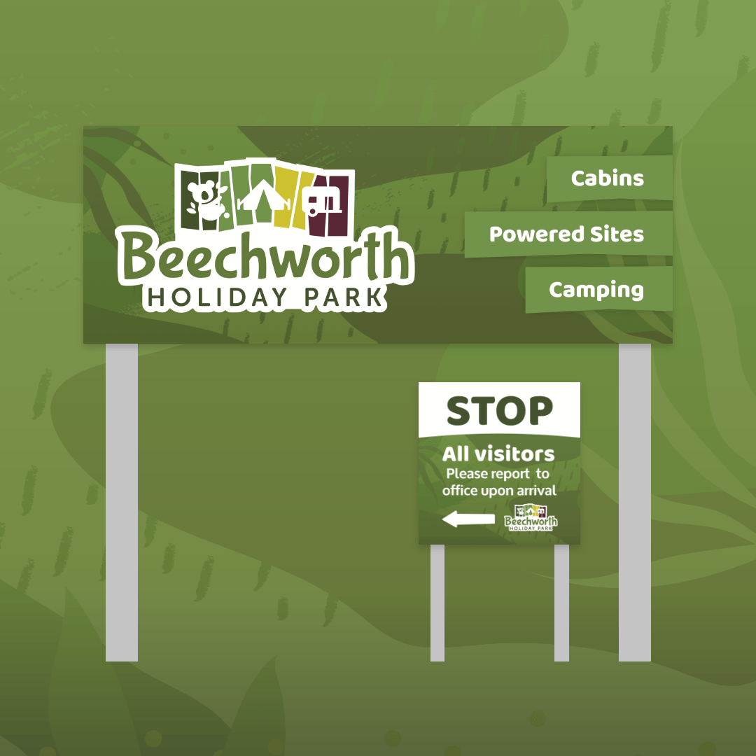 Beechworth Holiday Park - Signage