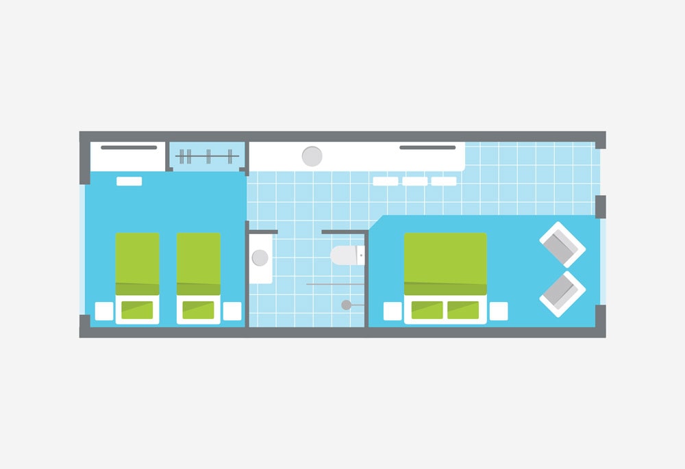 Bright Colonial Motel - Floor Plan