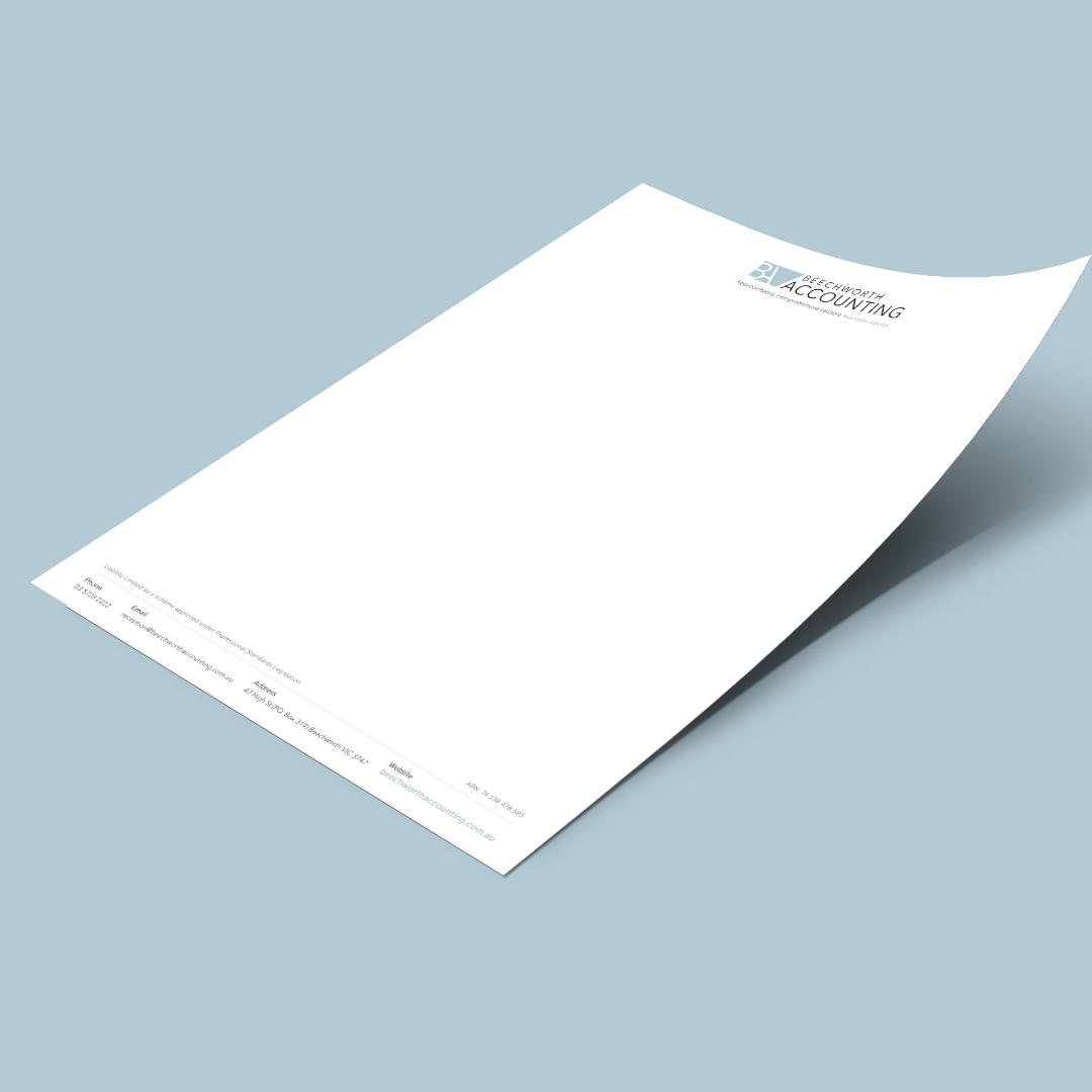 Beechworth Accounting - Letterhead