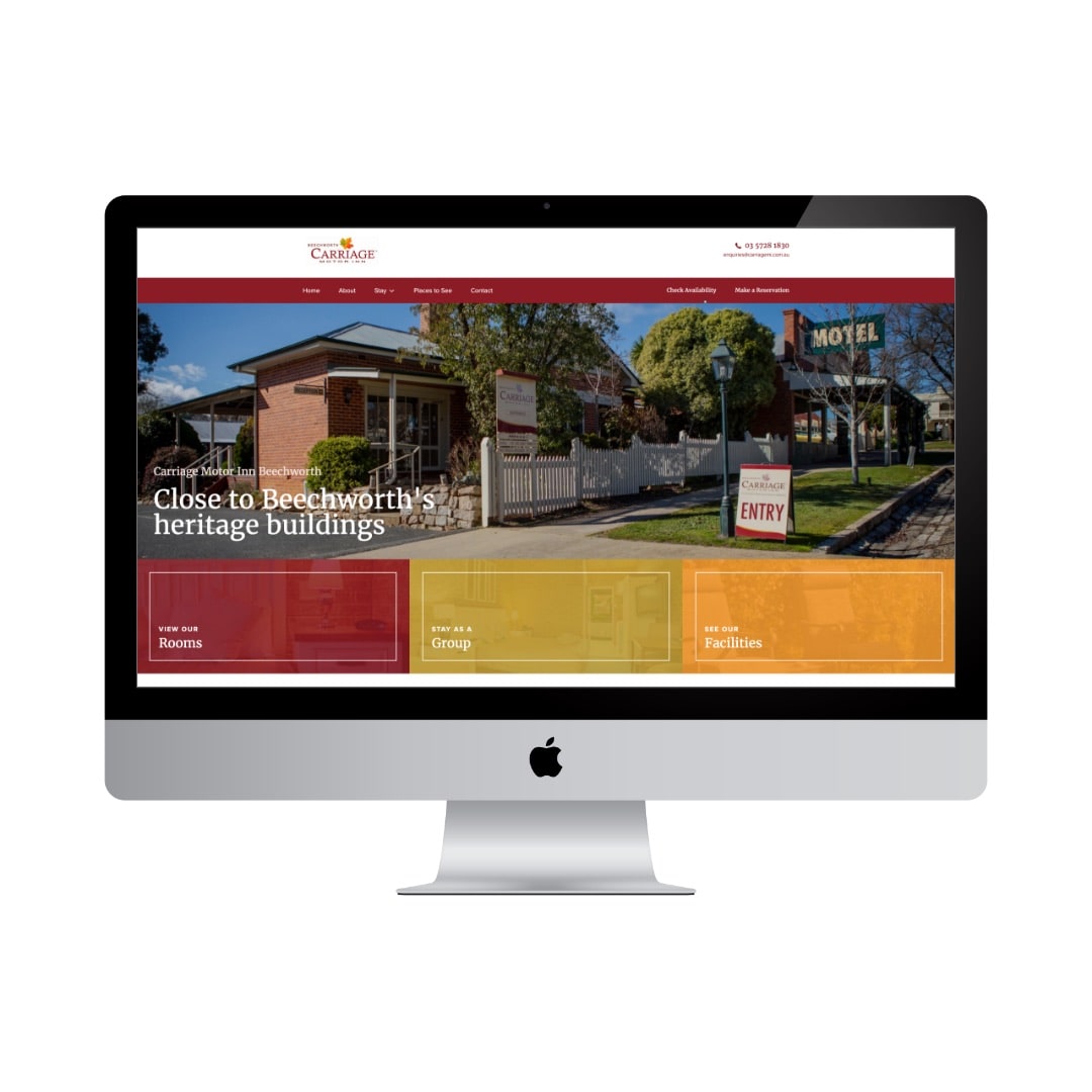 Beechworth Carriage Motor Inn - Website