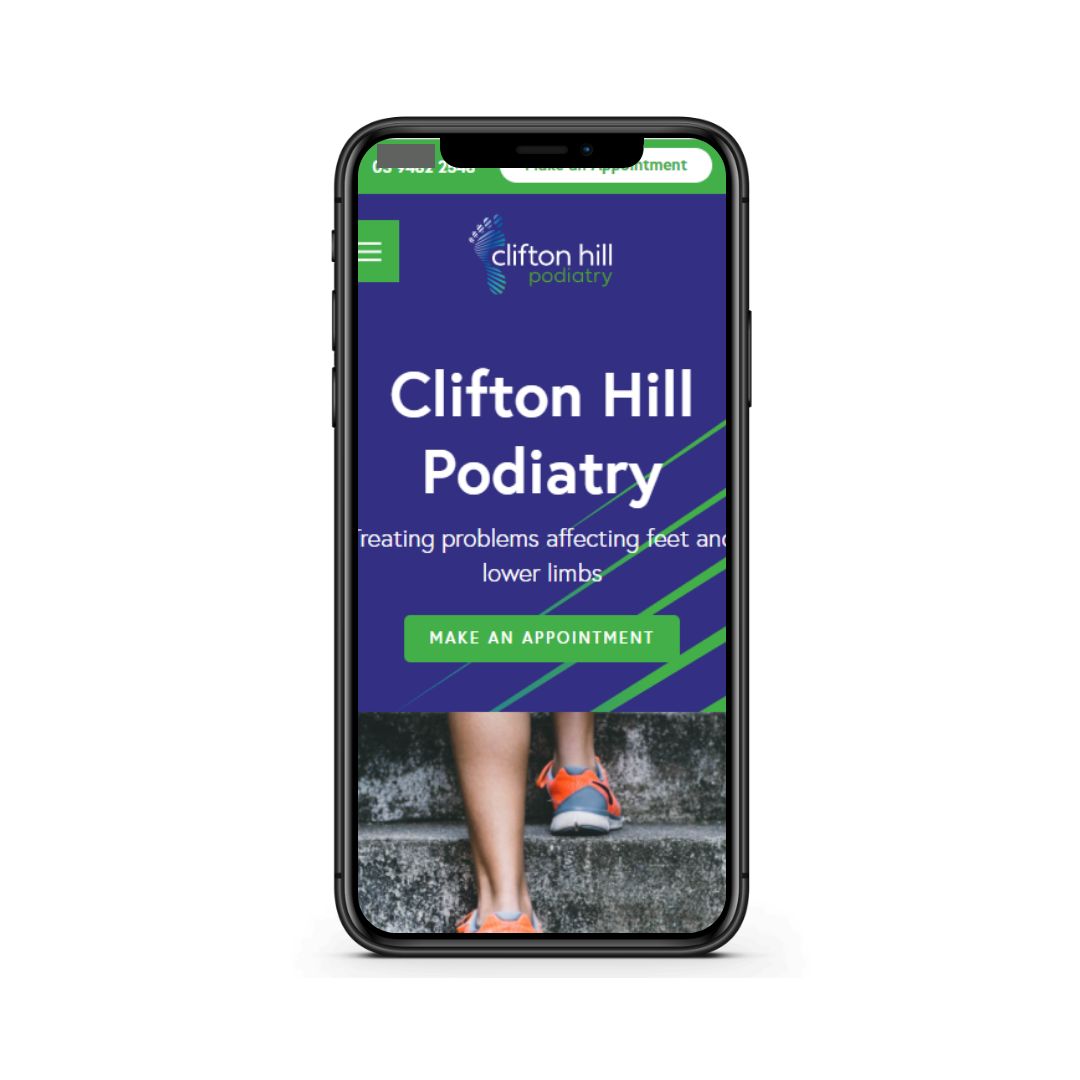 Clifton Hill Podiatry - Website