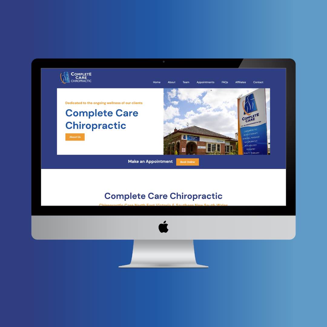 Complete Care Chiropractor - Website