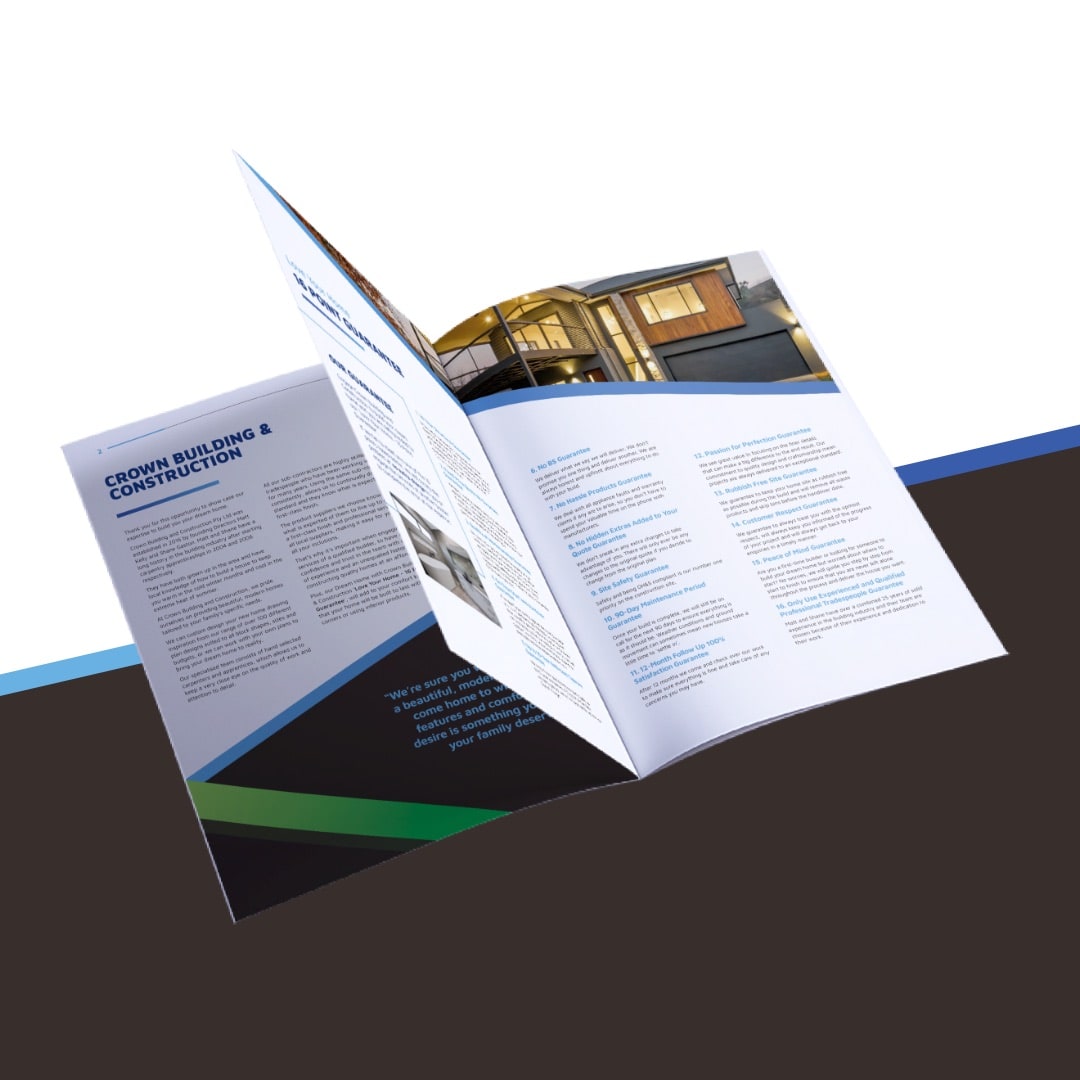 Crown Building & Construction - Promotional Booklet