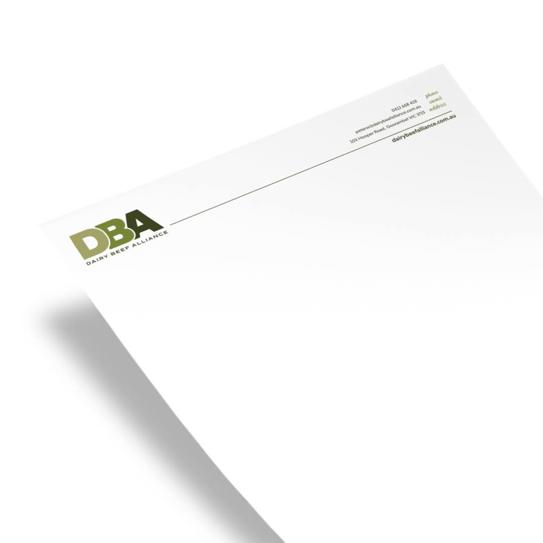 Dairy Beef Alliance - Letterhead