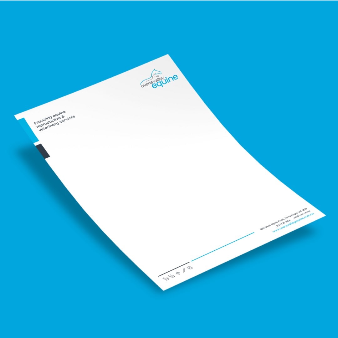 Ovens Valley Equine - Letterhead