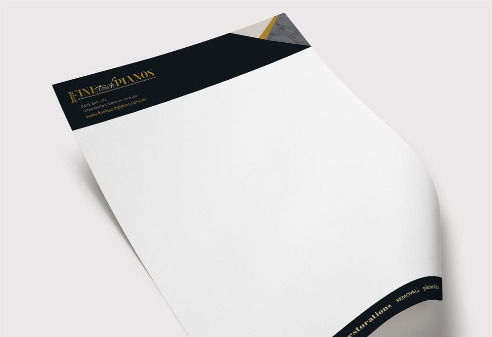 Fine Touch Pianos - Letterhead