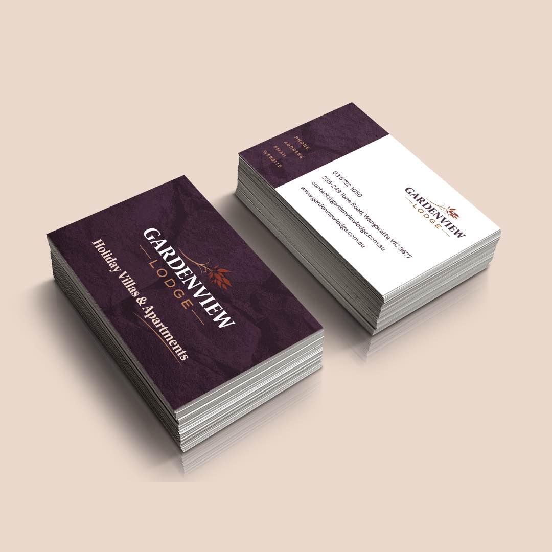Gardenview Lodge - Business Cards