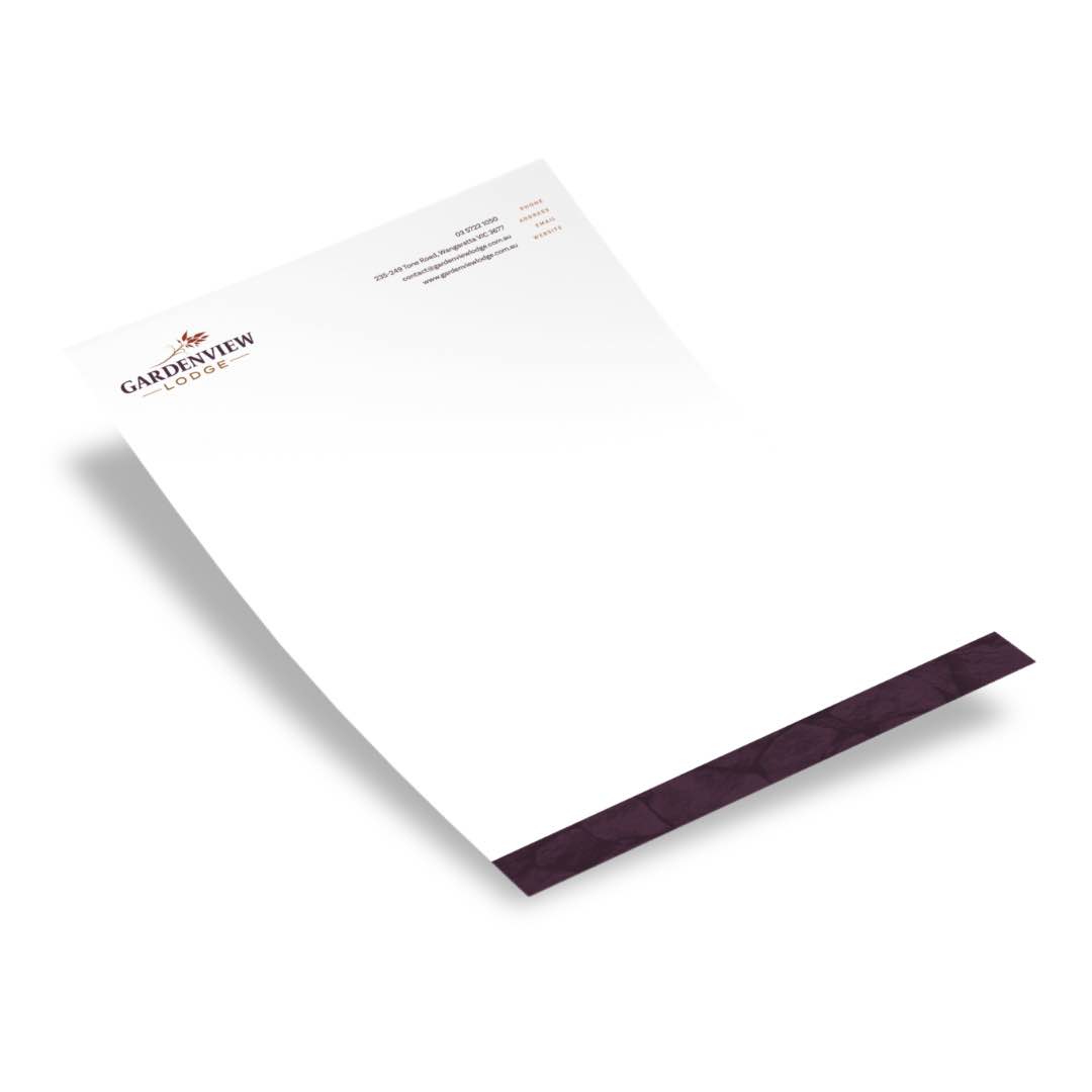 Gardenview Lodge - Letterhead