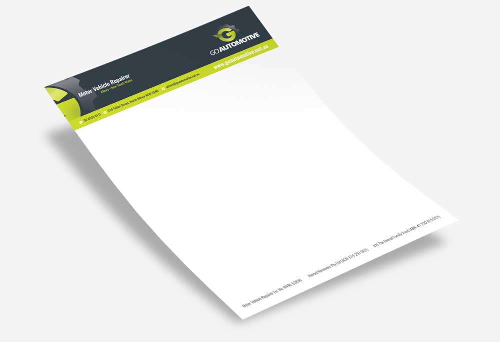 Go Automotive - Letterhead