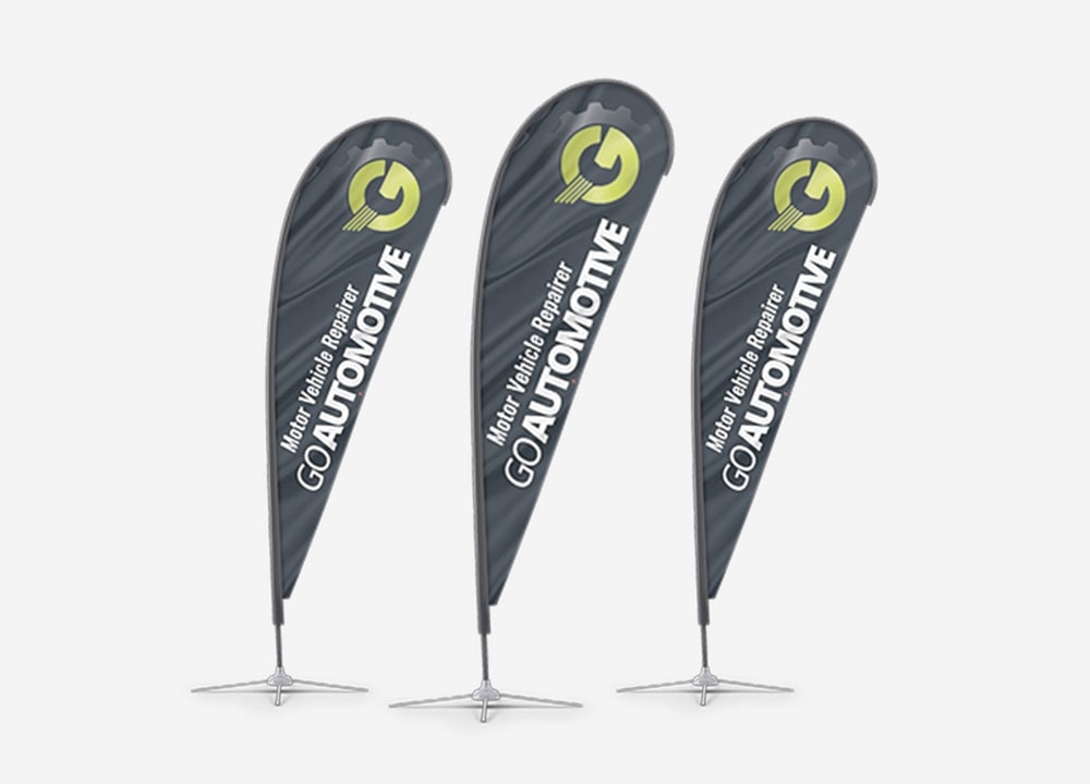 Go Automotive - Tear Drop Banner