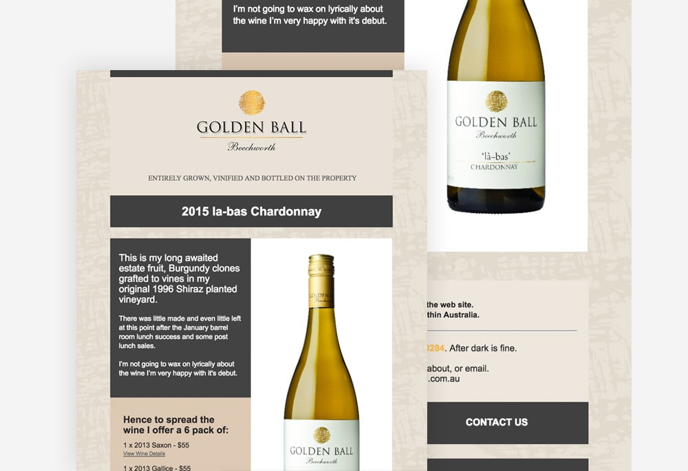 Golden Ball - Email Marketing