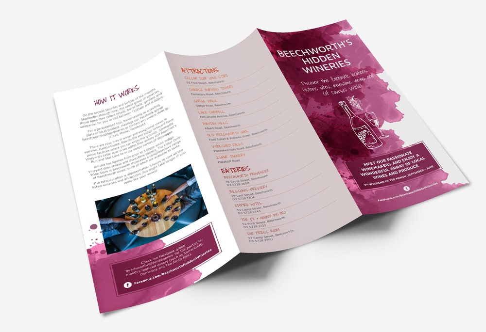 Haldon Estate Wines - Trifold Brochure