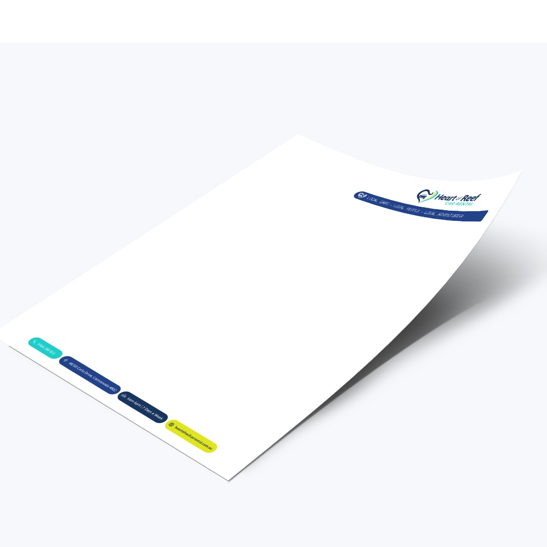 Heart of Reef Car Rental - Letterhead