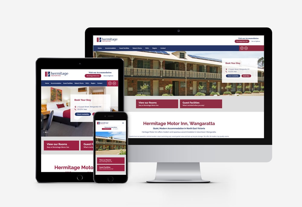 Hermitage Motor Inn - Website