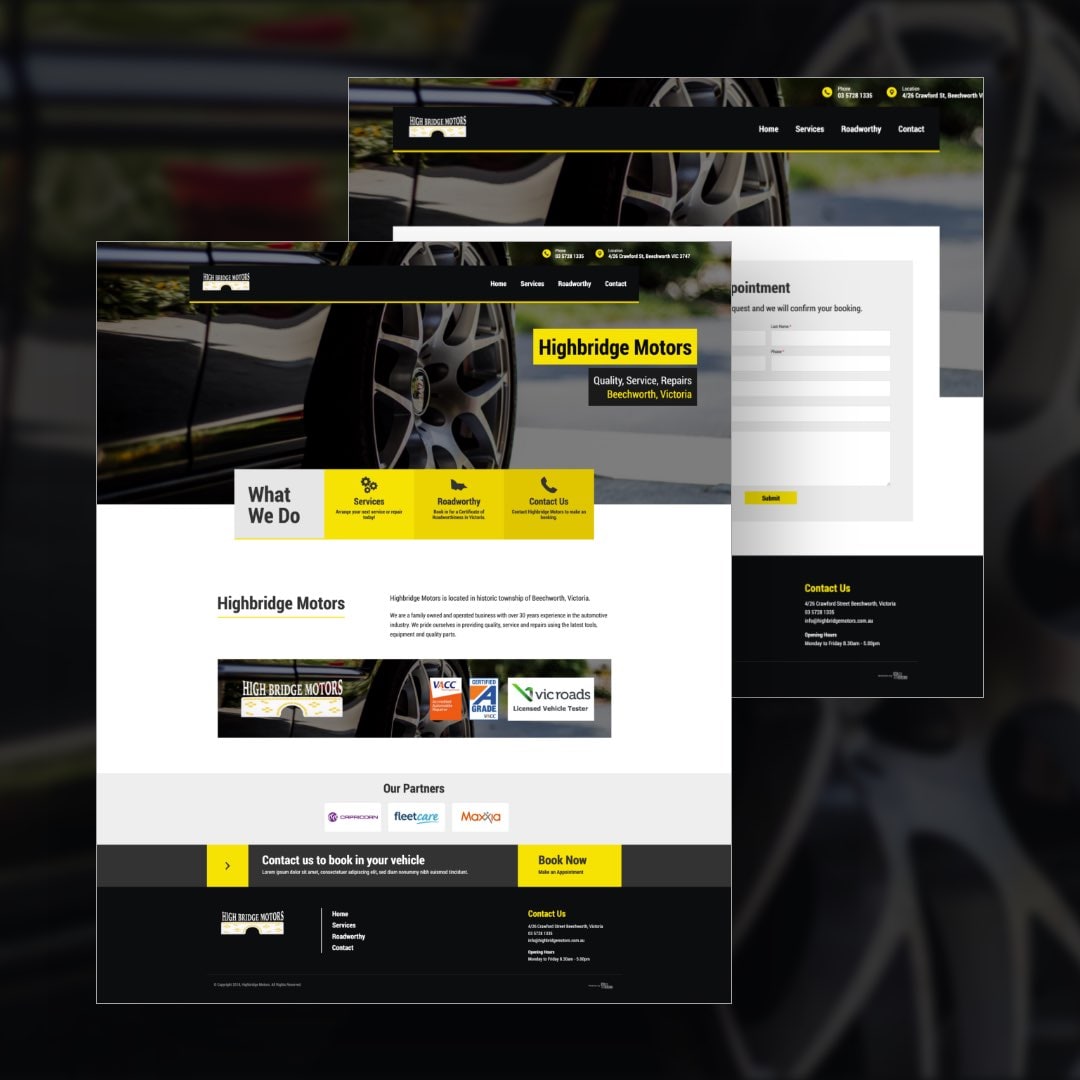 Highbridge Motors - Website