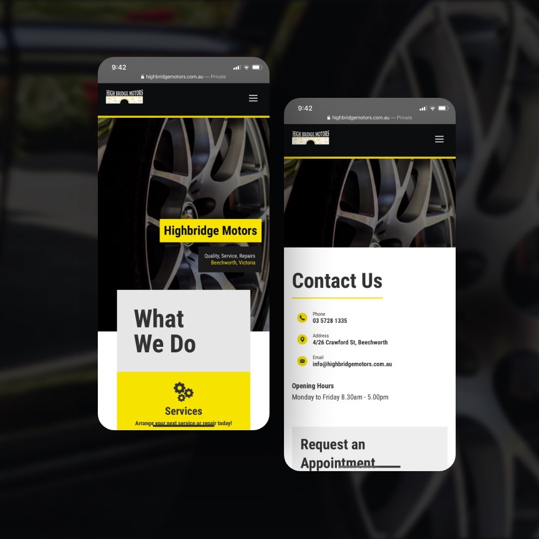 Highbridge Motors - Website