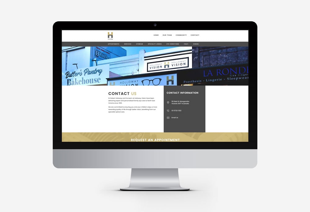 Holloway Vision Centre - Website