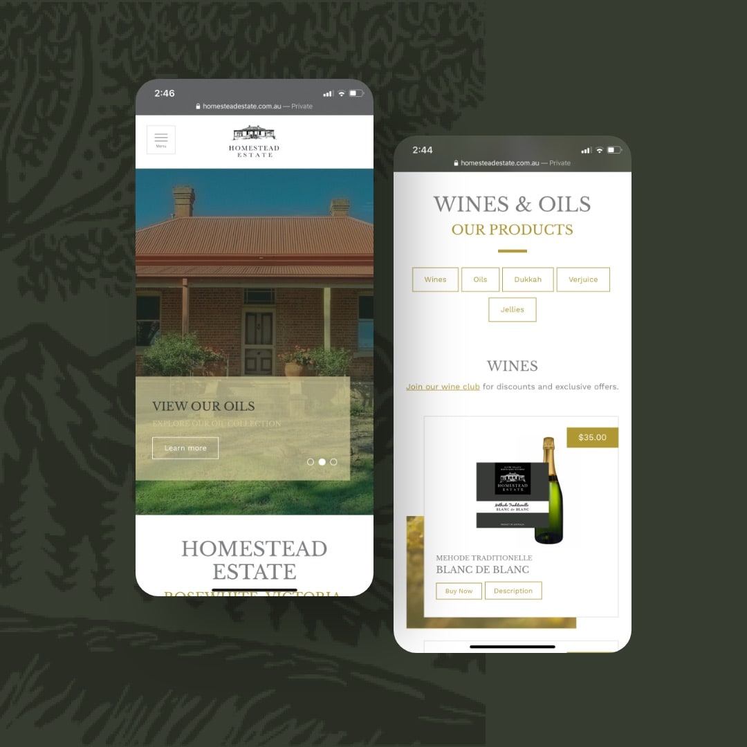 Homestead Estate - Website