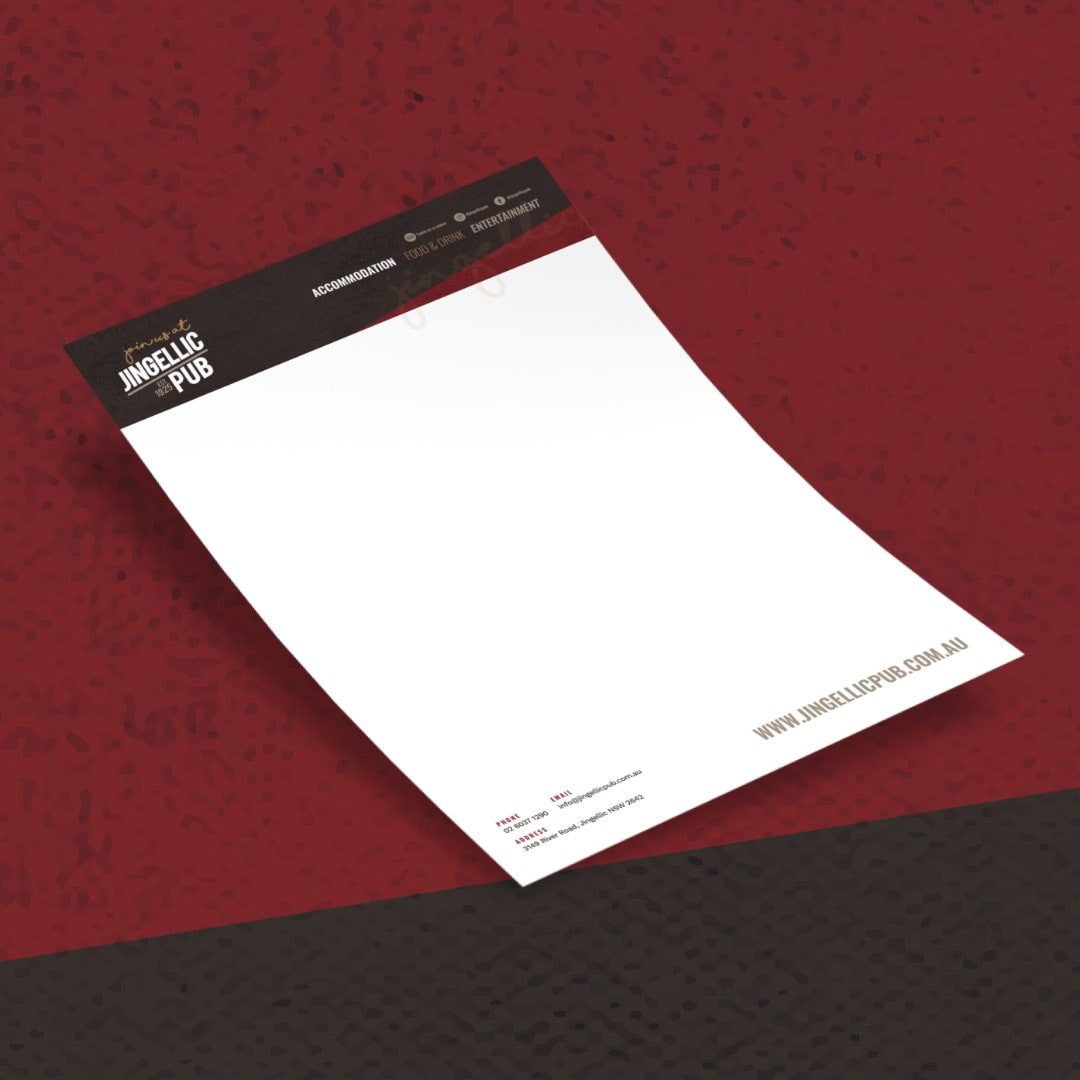 Jingellic Pub - Letterhead