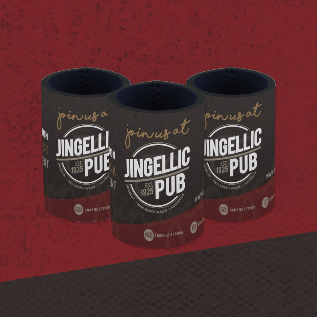 Jingellic Pub - Stubbie Holders
