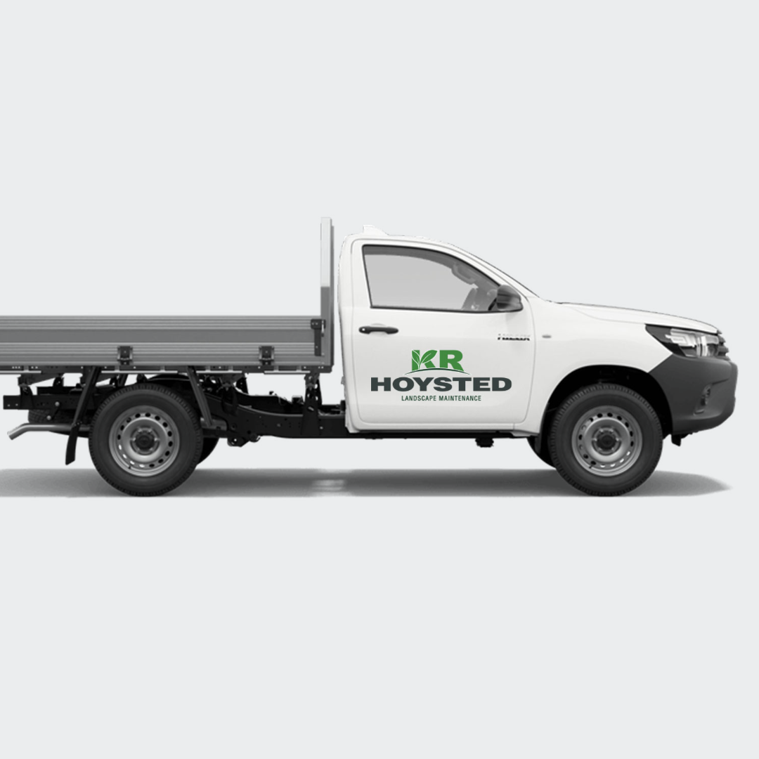 KR Hoysted Landscaping - Logo Reversed
