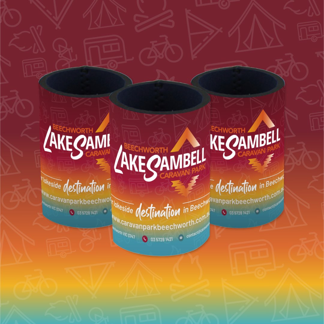 Beechworth Lake Sambell Caravan Park - Stubbie Holders