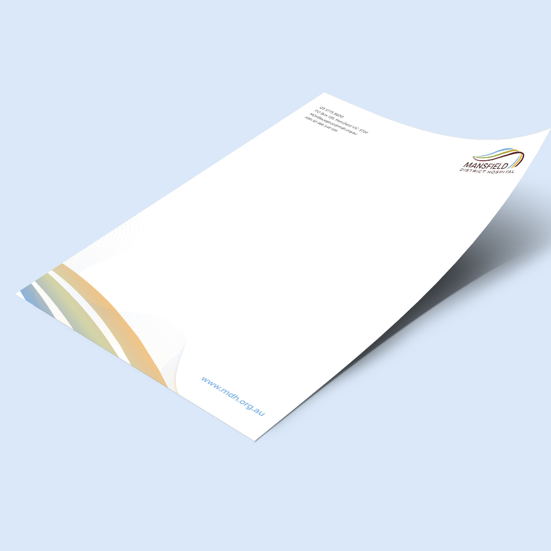 Mansfield District Hospital - Letterhead