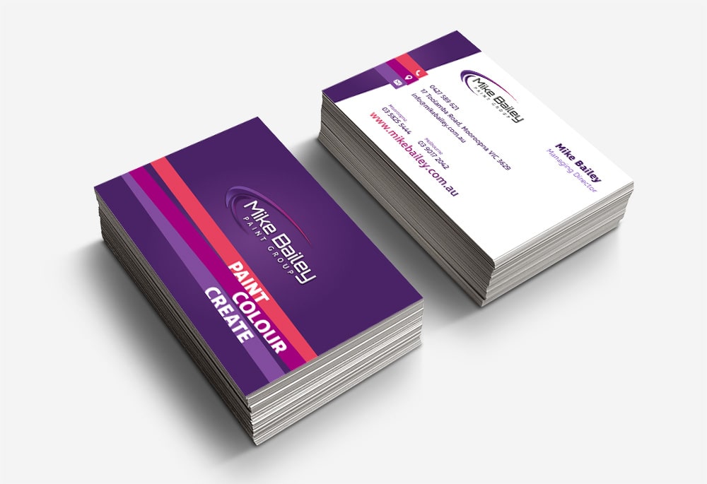 Mike Bailey Paint Group - Business Cards