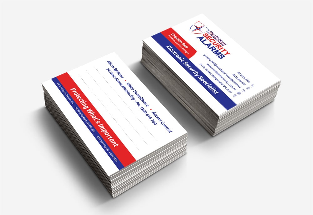 North East Security Services - Business Cards