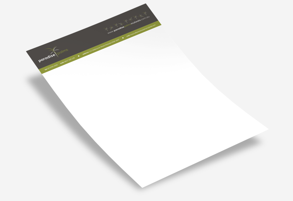 Paradise Palms - Letterhead