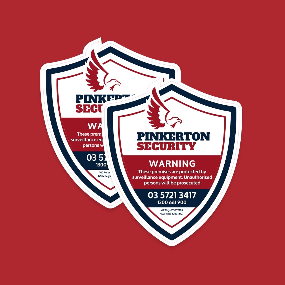 Pinkerton Security - Stickers
