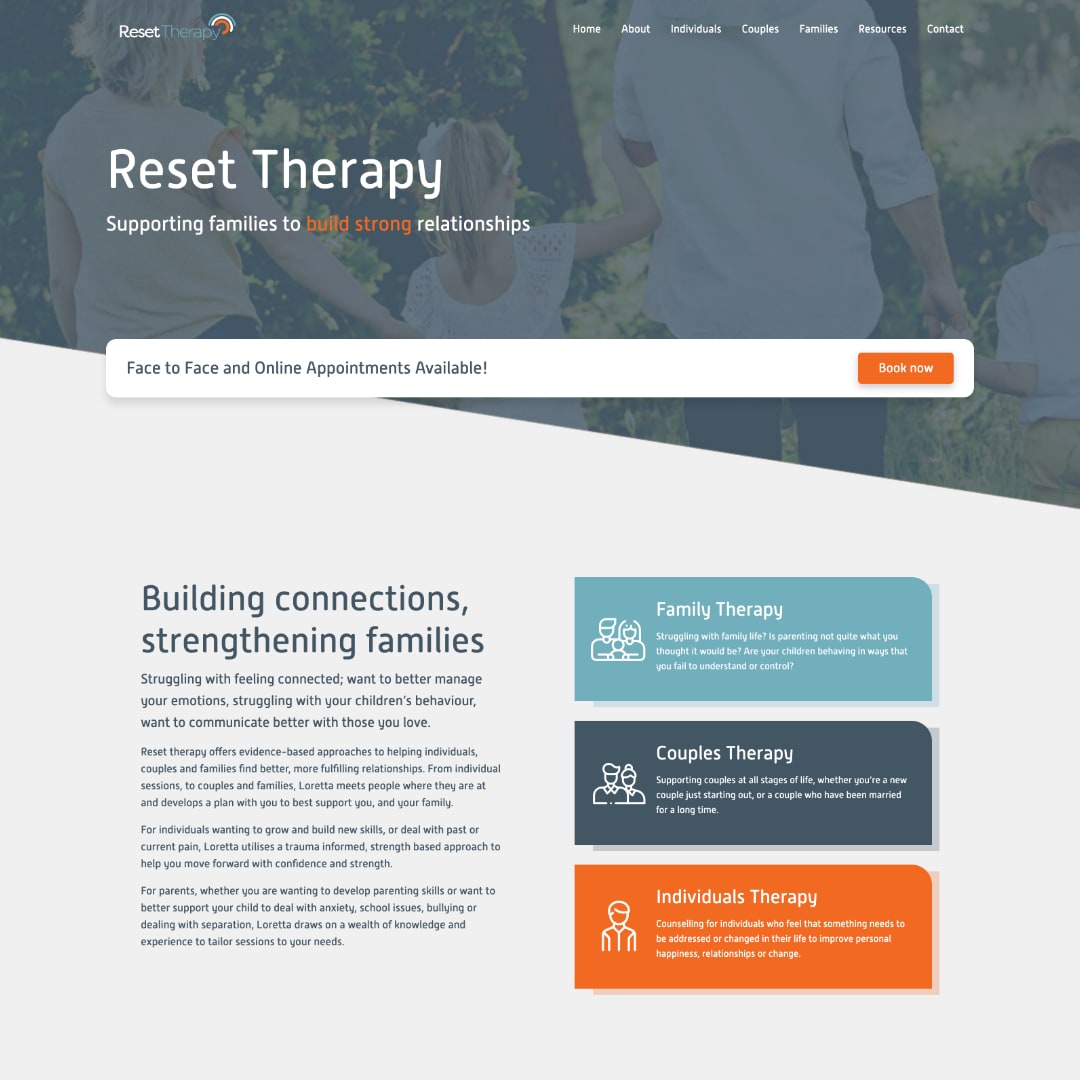 Reset Therapy - Website