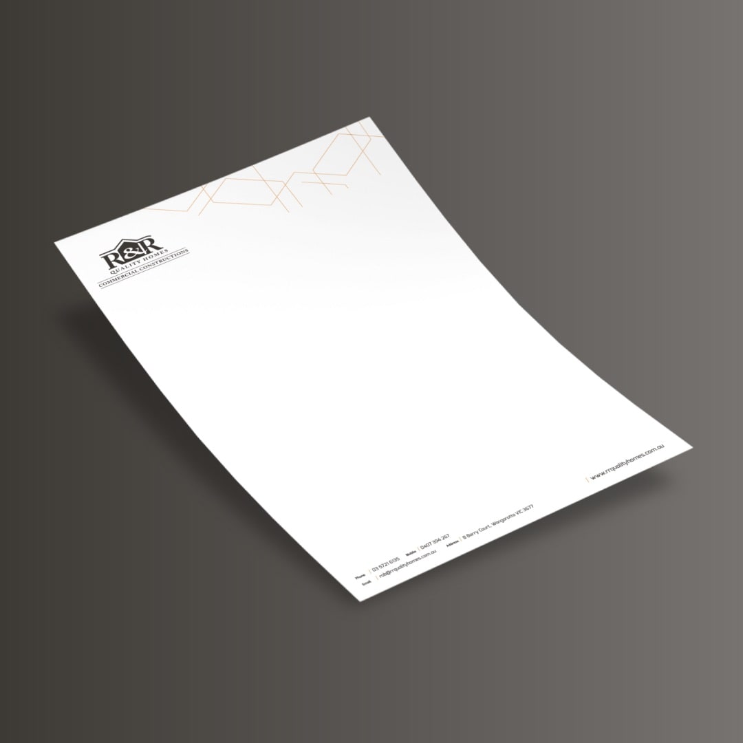 R&R Quality Homes - Letterhead