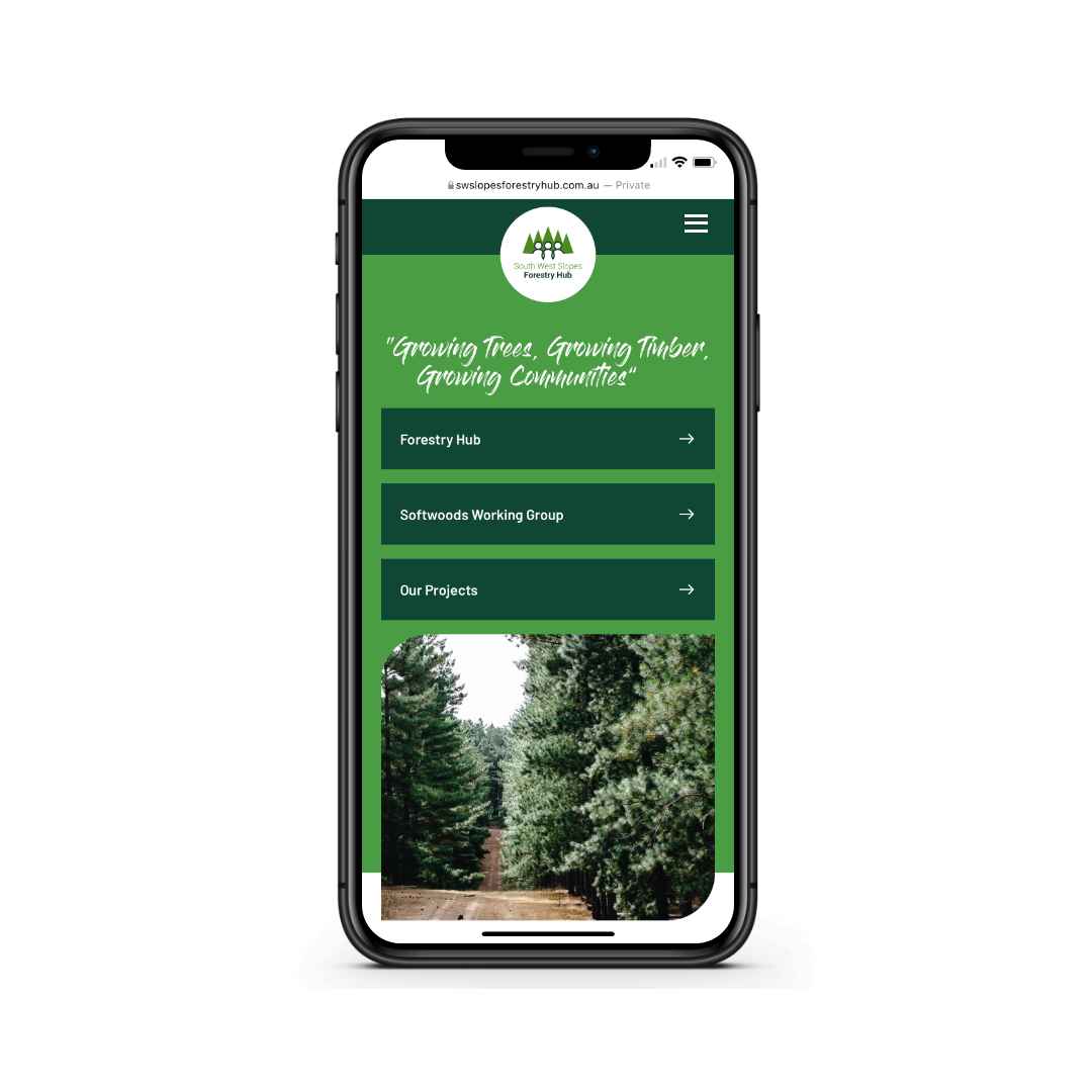 South West Slopes Forestry Hub - Website