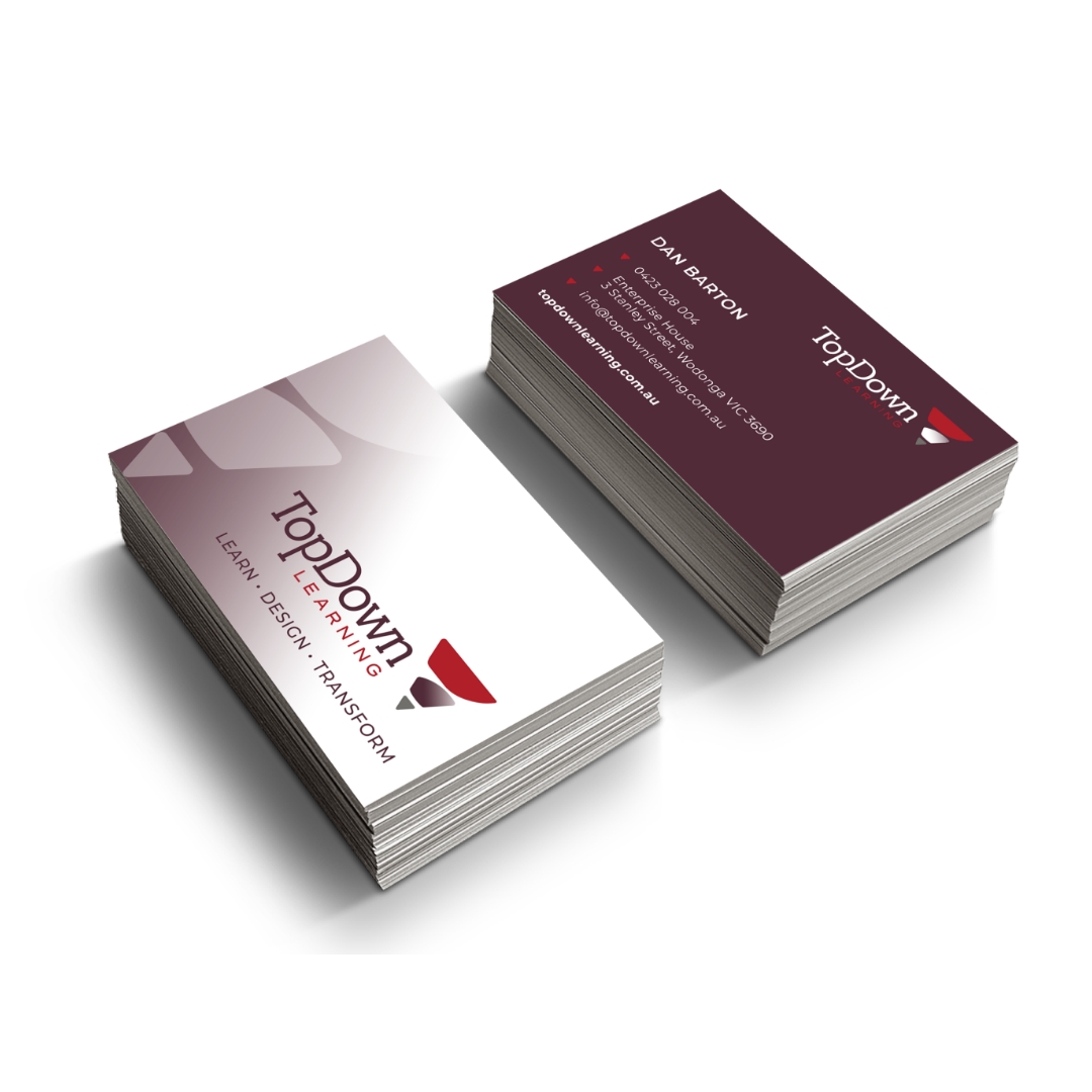 TopDown Learning - Business Cards