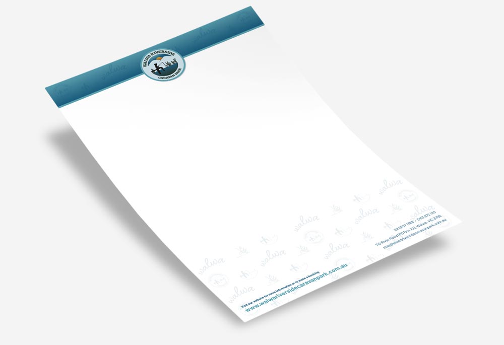 Walwa Riverside Caravan Park - Letterhead