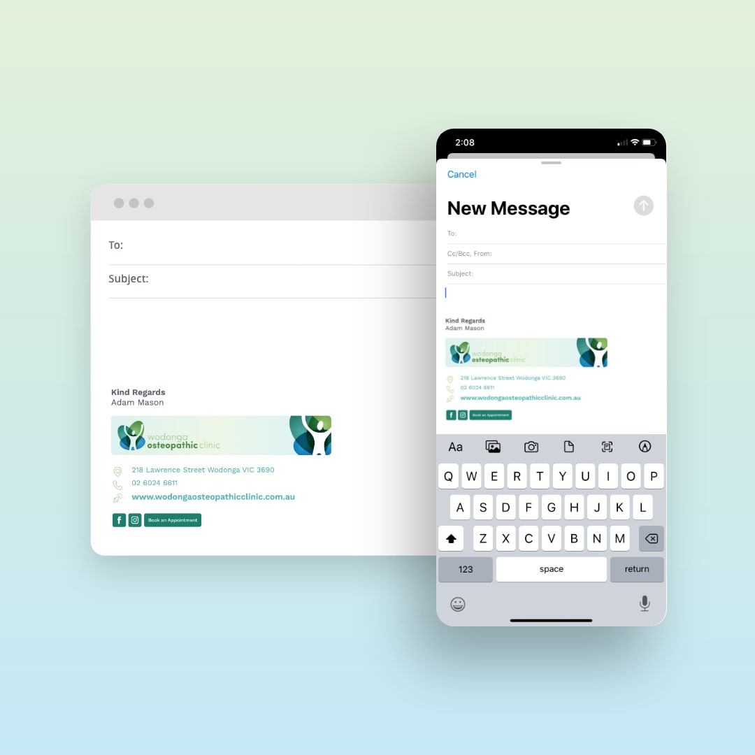 Wodonga Osteopathic Clinic - Email Signature