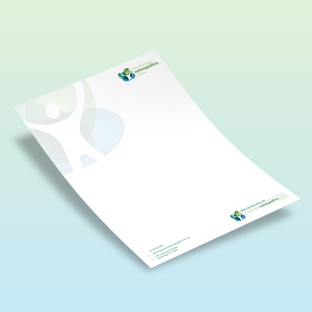 Wodonga Osteopathic Clinic - Letterhead