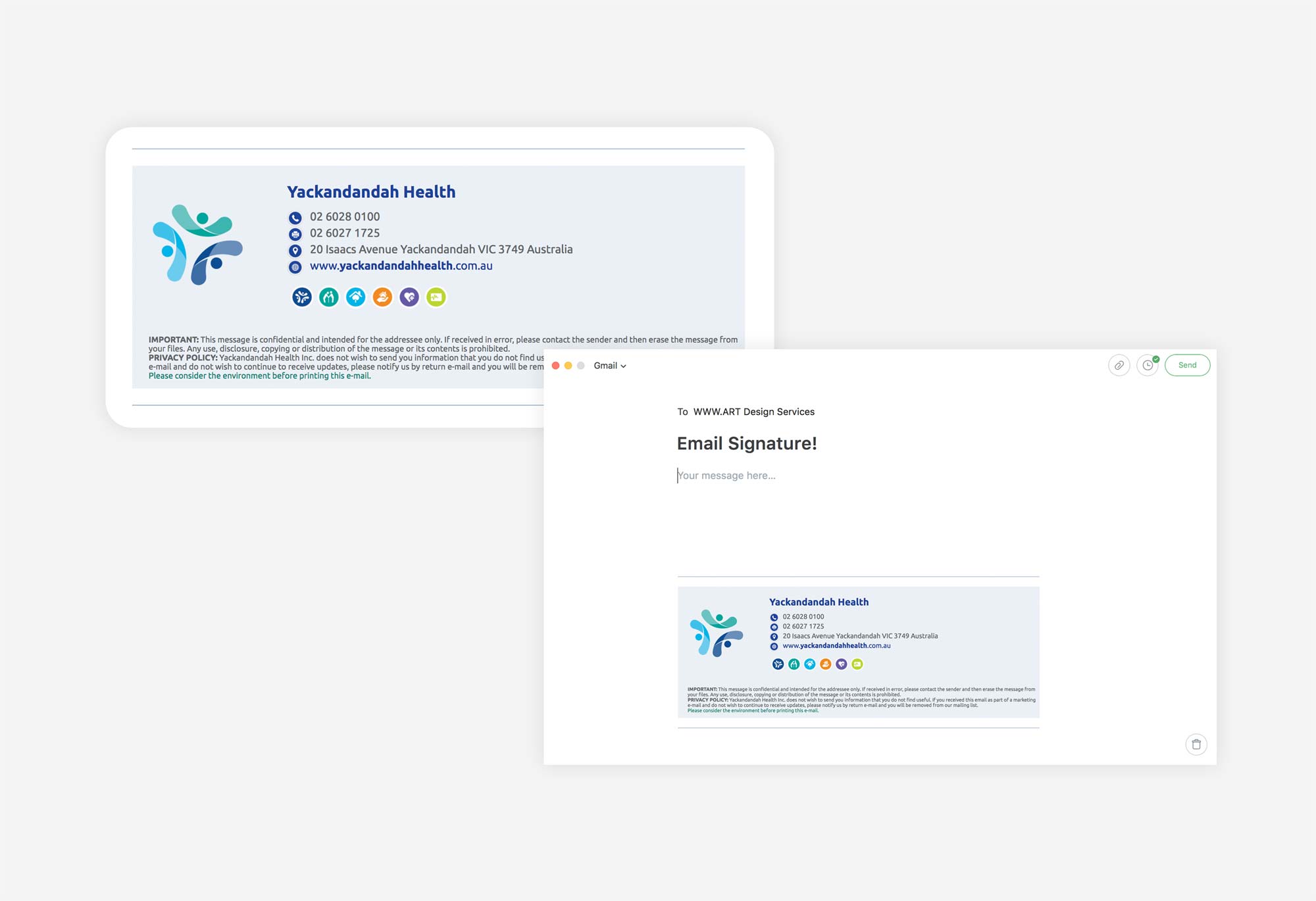 Yackandandah Health - Email Signature